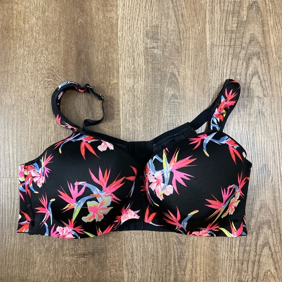 Ashley Stewart Women’s Bra Tropical Print Full Support Size 40DDD - Picture 1 of 9